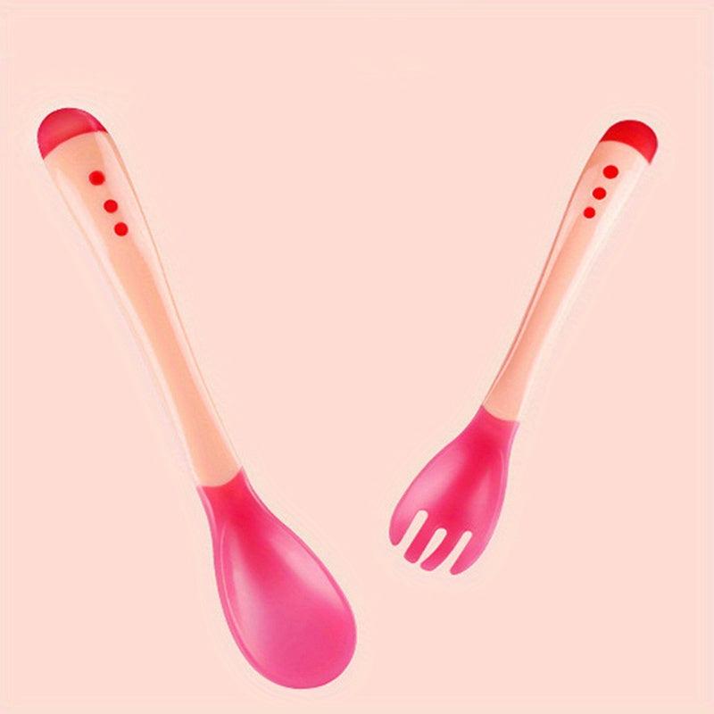 2 Yrs Old Baby Silicone Spoon Feeding Set