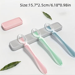 2 Yrs Old Baby Silicone Spoon Feeding Set