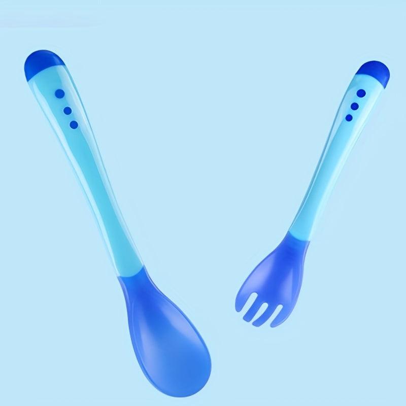 2 Yrs Old Baby Silicone Spoon Feeding Set