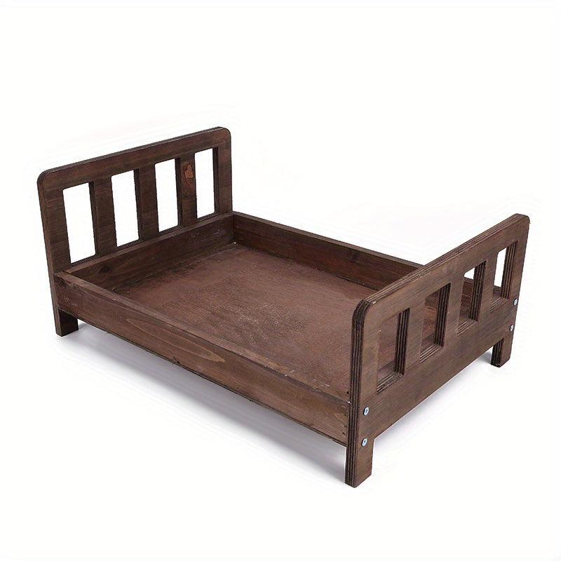 Large Wooden Baby Photography Bed for Baby Photo Props