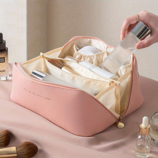 PU Pillow Cosmetic Bag Large Capacity Toiletry Bag
