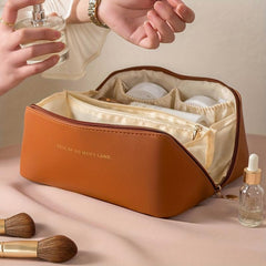 PU Pillow Cosmetic Bag Large Capacity Toiletry Bag