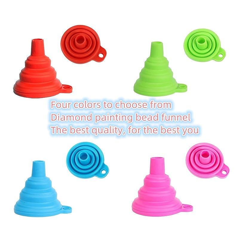 Diamond Painting Diamond Funnel Silicone Funnel Children's Toy Bead Funnel