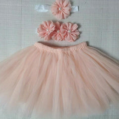 Newborn Tutu Skirt & Headband Set for Photography