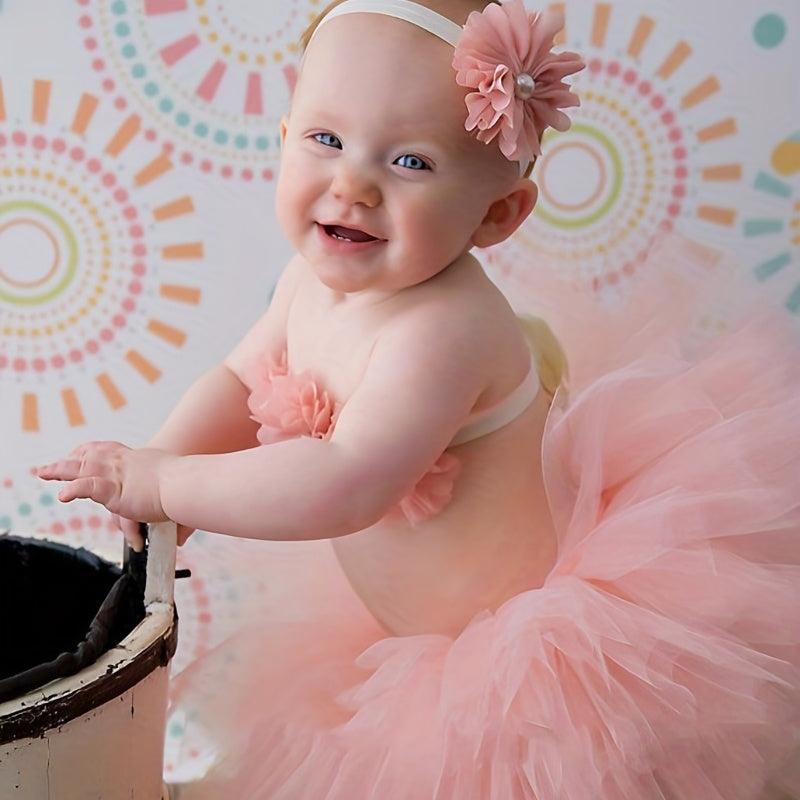 Newborn Tutu Skirt & Headband Set for Photography