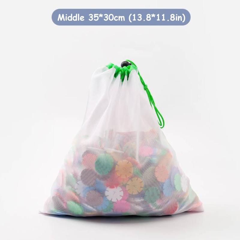 Drawstring Toy Storage Bag for Puzzles & Blocks