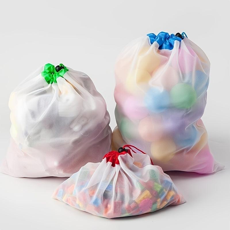 Drawstring Toy Storage Bag for Puzzles & Blocks
