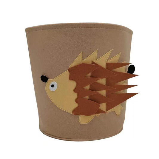 Cartoon Felt Storage Bucket for Children's Toys Clothes & Infant Storage