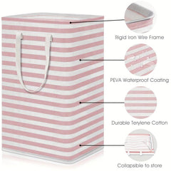 20 Gallon Foldable Laundry Basket with Carry Handle