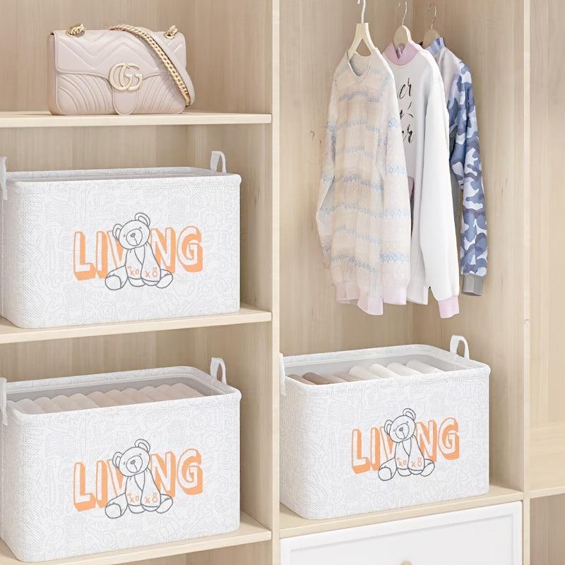 Baby Clothes Storage Bag Wardrobe Storage Box Toy Clothes Snack Storage Artifact