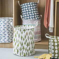 Portable Foldable Storage Bucket for Baby Toys & Clothes