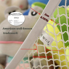 XWGJ Toy Hammock with 25 Rubber Bands, Large Stuffed Animal Storage Net