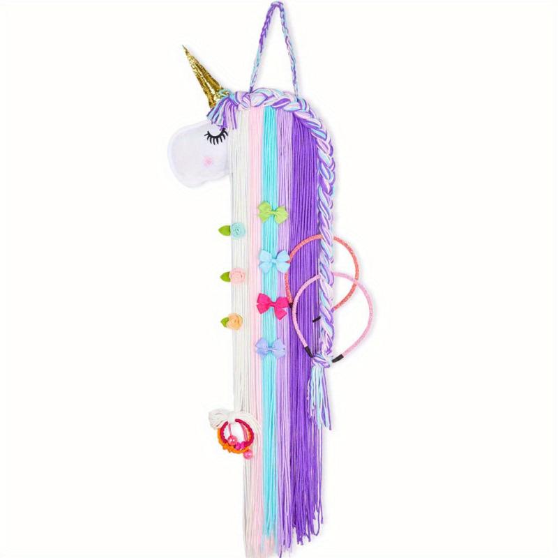 Unicorn Bow Headband Holder Wall Hanging Decor