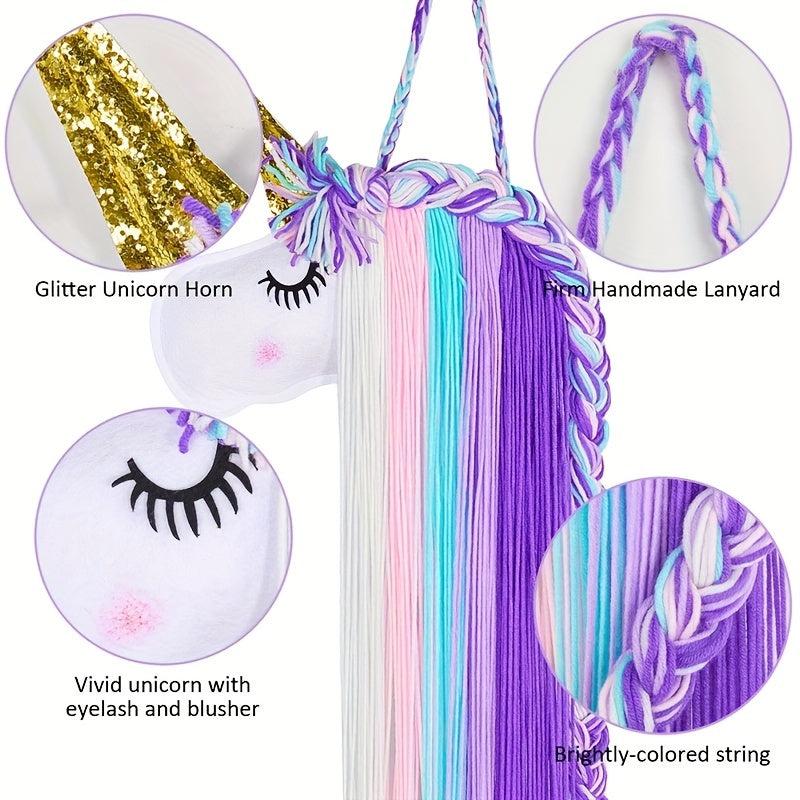 Unicorn Bow Headband Holder Wall Hanging Decor
