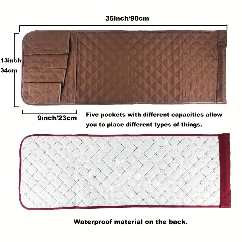 5 Pocket Sofa Armrest Organiser Hanging Caddy Storage Bag