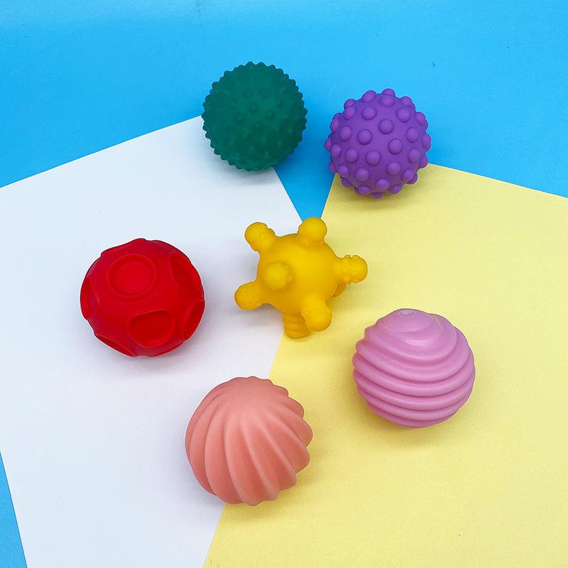 Soft Glue Hand Grip Balls for Baby Motor Skills Development