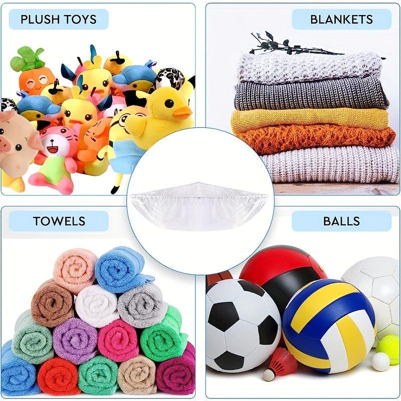 Stuffed Animal Hammock Toy Storage Organizer for Kids Bedroom
