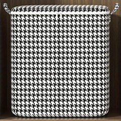 Houndstooth Non-woven Storage Bag Large Capacity Wardrobe Organizer