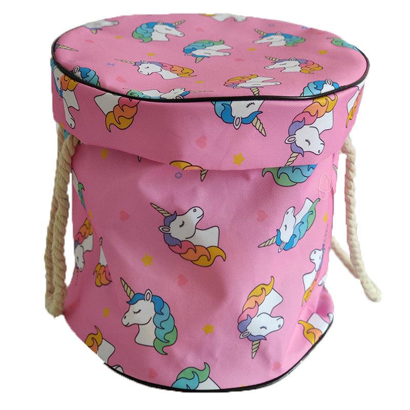 Toy Storage Bag With Play Mat Organizer
