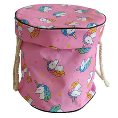 Toy Storage Bag With Play Mat Organizer