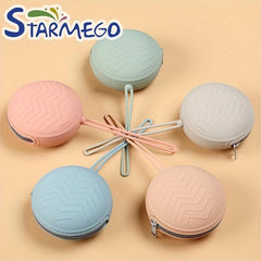 Cartoon Children's Silicone Zipper Storage Bag for Pacifier and Chain