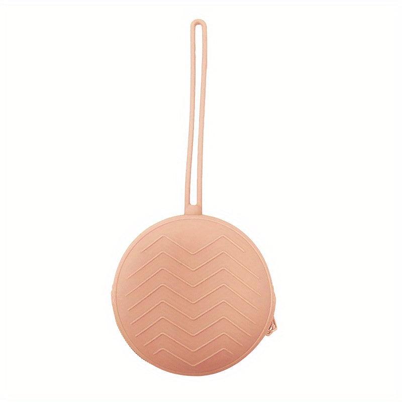 Cartoon Children's Silicone Zipper Storage Bag for Pacifier and Chain