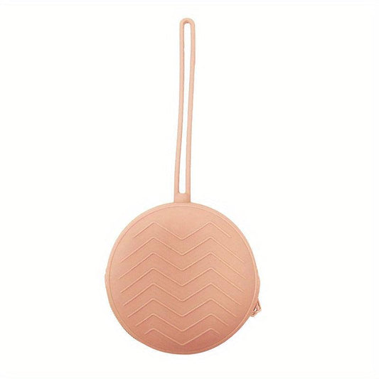 Cartoon Children's Silicone Zipper Storage Bag for Pacifier and Chain