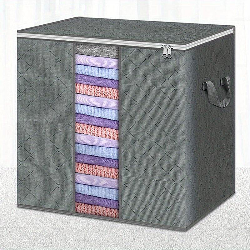 CCidea 60L Clothing Storage Bag Transparent Windows Strong Zippers