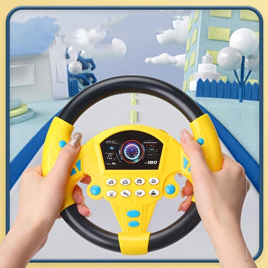 Steering Wheel Toy with 8 Sound Effects