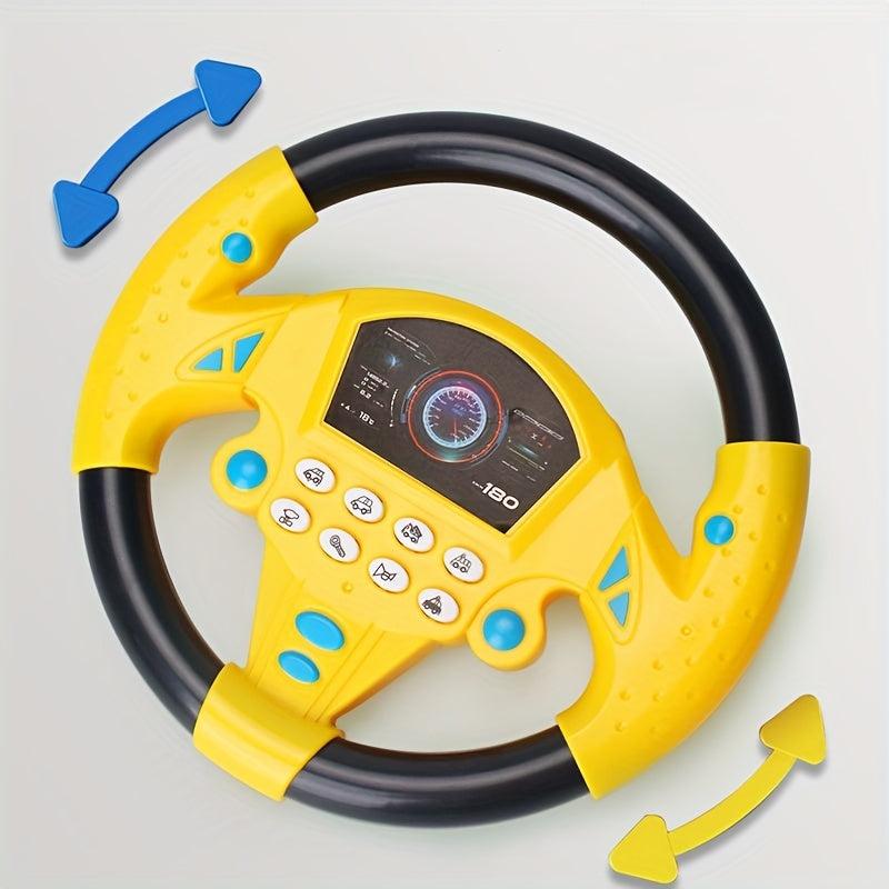 Steering Wheel Toy with 8 Sound Effects