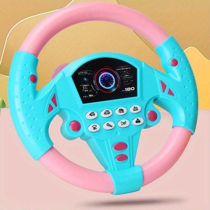 Steering Wheel Toy with 8 Sound Effects