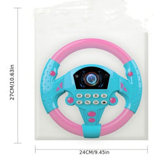 Steering Wheel Toy with 8 Sound Effects