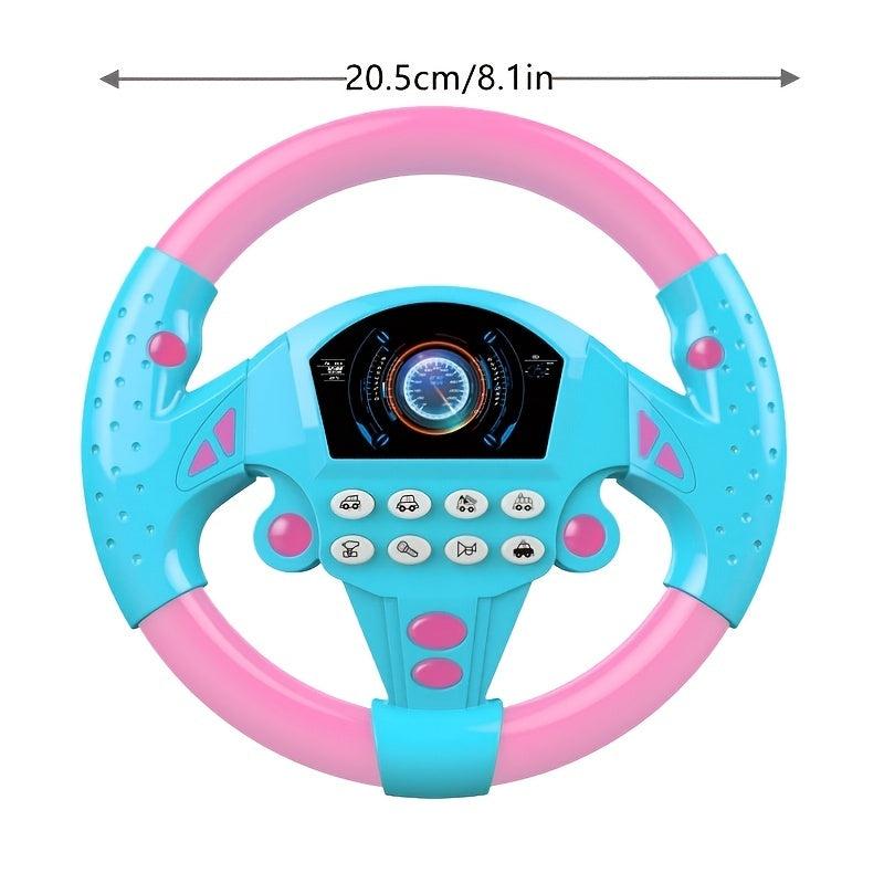 Steering Wheel Toy with 8 Sound Effects