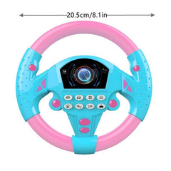 Steering Wheel Toy with 8 Sound Effects