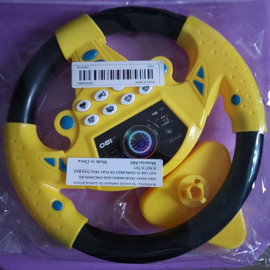 Steering Wheel Toy with 8 Sound Effects