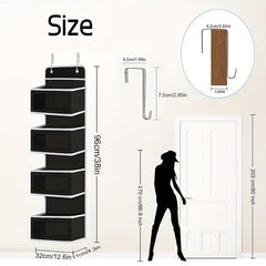 Nursery Closet Door Organizer Baby Storage PVC Pocket