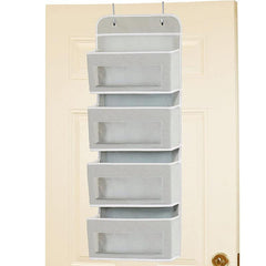 Nursery Closet Door Organizer Baby Storage PVC Pocket