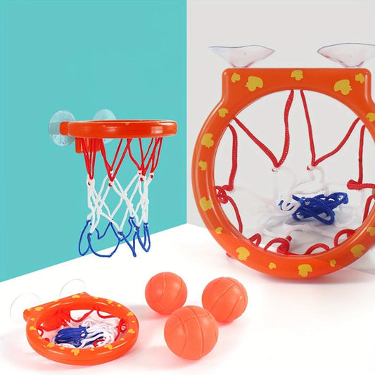 Fun Bath Toy Set for Kids - Ball Hoop Set