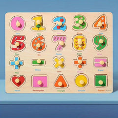 1 2 3 Years Old Kids Hand Scratching Puzzle Board Blocks