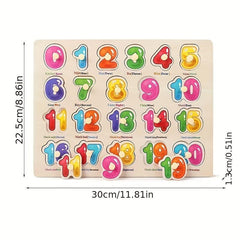 1 2 3 Years Old Kids Hand Scratching Puzzle Board Blocks