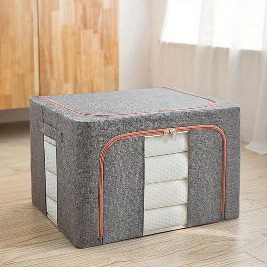 Large Capacity Storage Bag with Steel Frame Support