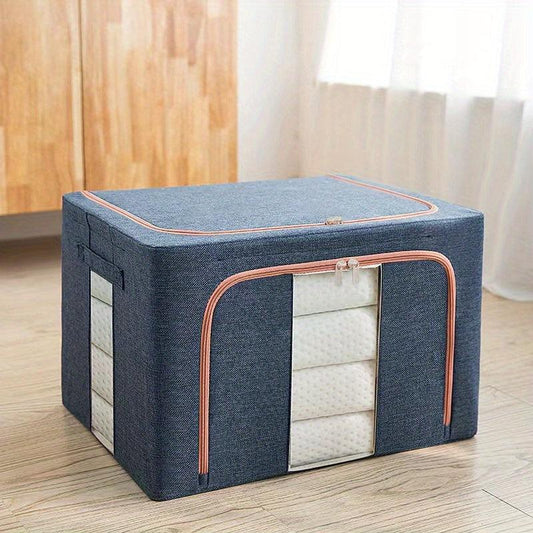 Large Capacity Storage Bag with Steel Frame Support