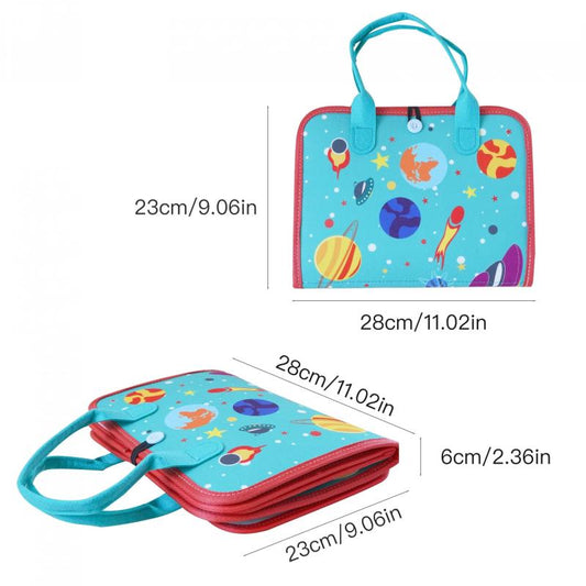5 in 1 Busy Board Montessori Toys For 1-4 Years Old Boys & Girls
