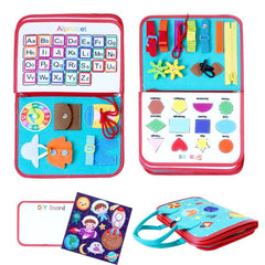 5 in 1 Busy Board Montessori Toys For 1-4 Years Old Boys & Girls