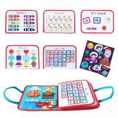 5 in 1 Busy Board Montessori Toys For 1-4 Years Old Boys & Girls