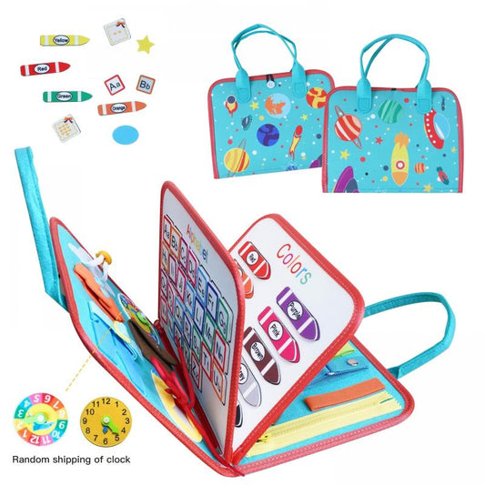 5 in 1 Busy Board Montessori Toys For 1-4 Years Old Boys & Girls