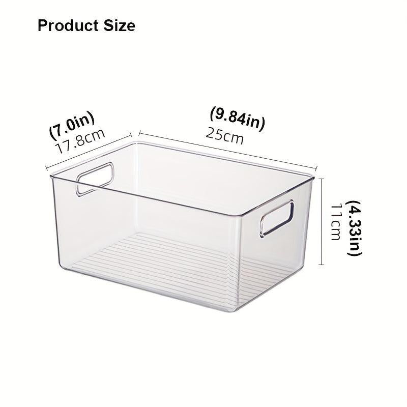Transparent Storage Box for Kids' Desktop Organization
