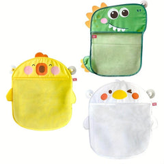 Cartoon Style High Capacity Bathroom Net Pocket For Kids