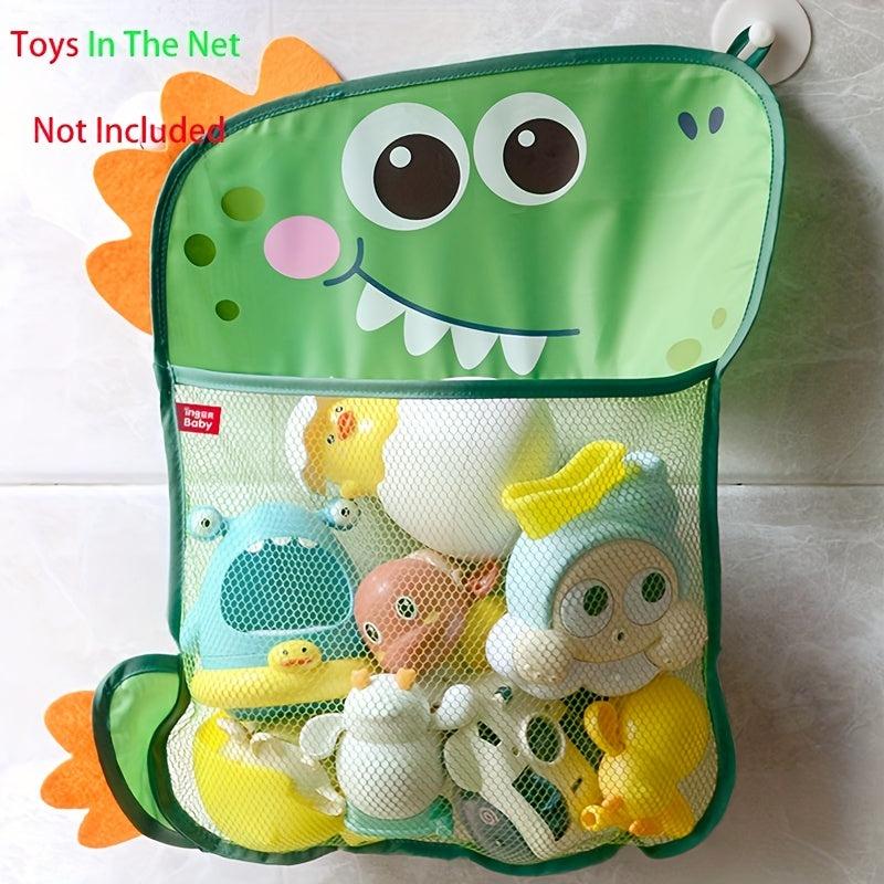 Cartoon Style High Capacity Bathroom Net Pocket For Kids