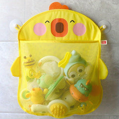 Cartoon Style High Capacity Bathroom Net Pocket For Kids
